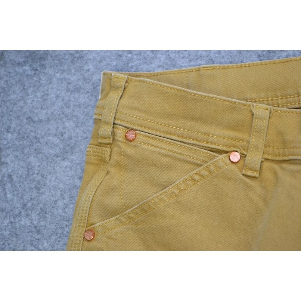 Topo Designs Jeans Mens 32x31 Brown‎ Organic Stretch Denim Slim Tapered Pants